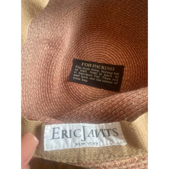 ERIC JAVITS Rollable Packable Sun Hat - Picture 3 of 9